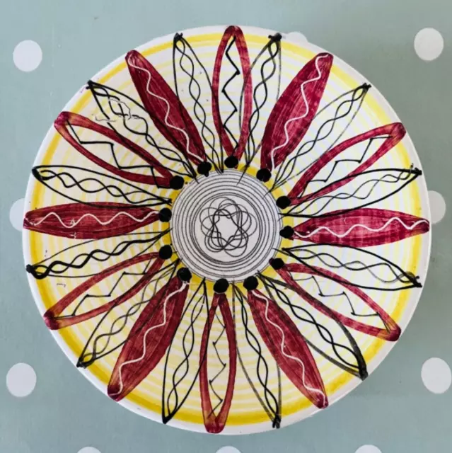 Unusual Retro/vintage round dish - Cinque Ports Pottery..Essex England