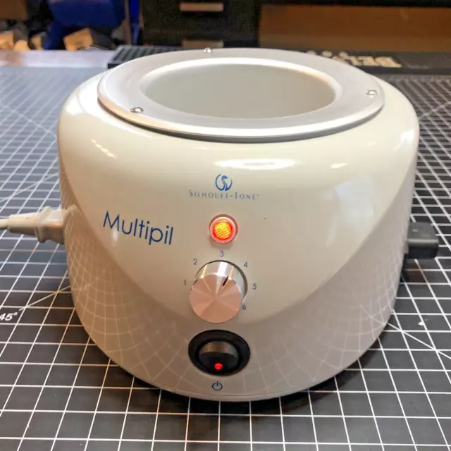 Calentador de cera grado profesional Silhouet-Tone Multipil Petit Bac con control de temperatura