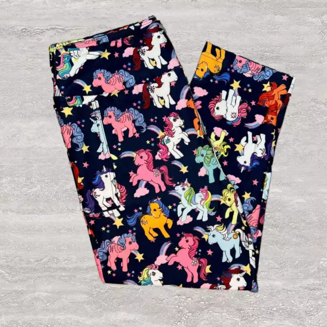 Classic My Little Pony Print Capri Leggings w/ Pockets