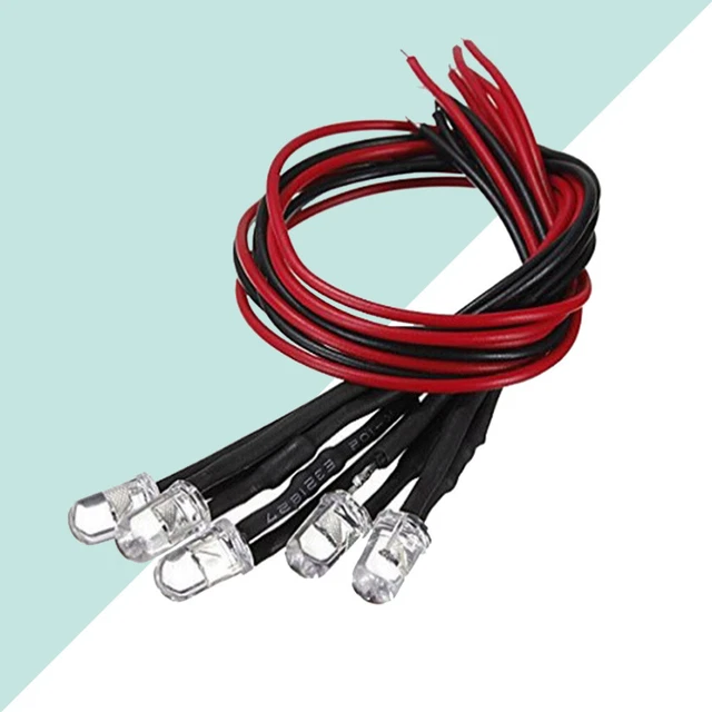 50 PCS 12v Prewired LED Lights Rc Cars Wiring Remote Control