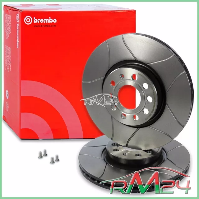 1X Kit Brembo Sport Max Disco Freno Ø312+Pastiglie Ant Per Seat Leon 5F 1.2-2.0 2