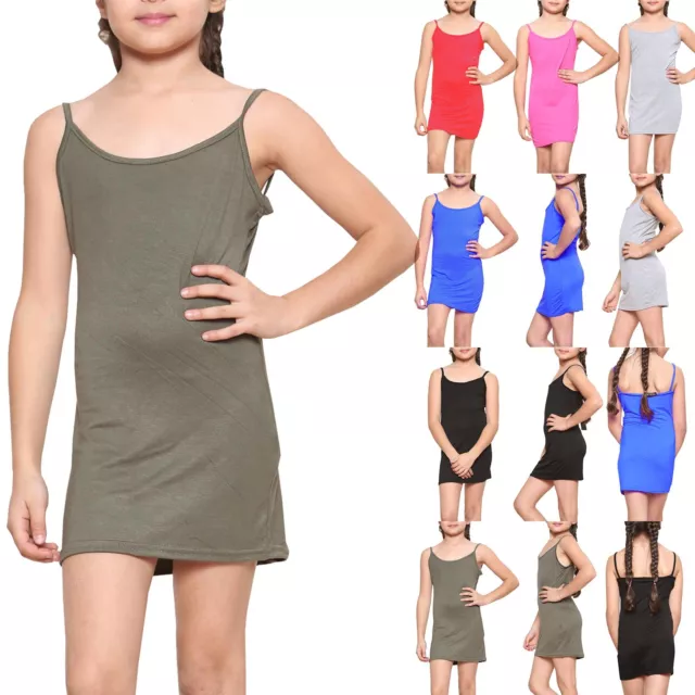 Abito bodycon cinturini per ragazze bambini donna senza maniche bodycon allungato mini abiti