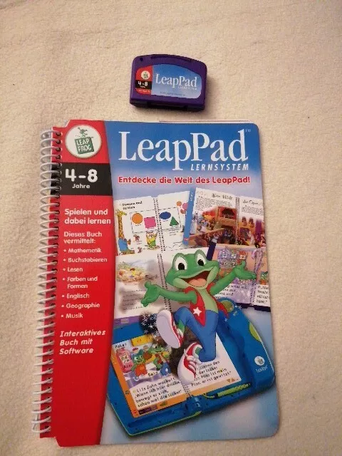 Leap Frog, LeapPad Lernsystem, 4-8 Jahre, Interaktives Buch mit Software