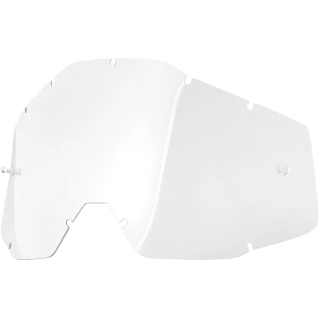 Lente Occhiali Maschera Da Cross Enduro 100% Strata Trasparenti Ricambio