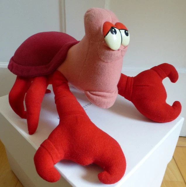 VINTAGE DISNEYLAND THE Little Mermaid Sebastian Crab Plush Soft Toy £8.