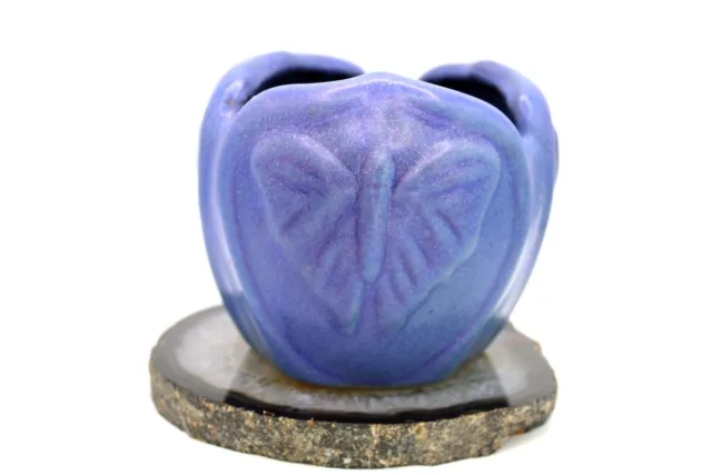 Van Briggle Blue Butterfly Vase