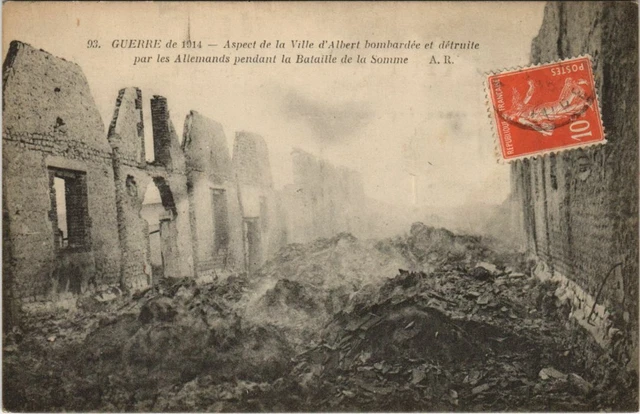 CPA Military War ALBERT City Appearance (808344)