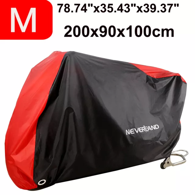 M Motorcycle Motorbike Bike Cover Waterproof Outdoor Rain Dust Scooter Protector