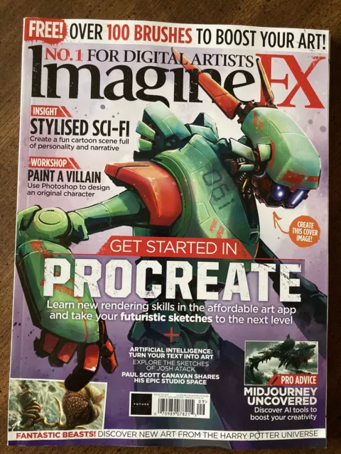 IMAGINEFX Get Started In PROCREATE No 216 September 2022 PAINT A VILLAIN Beasts