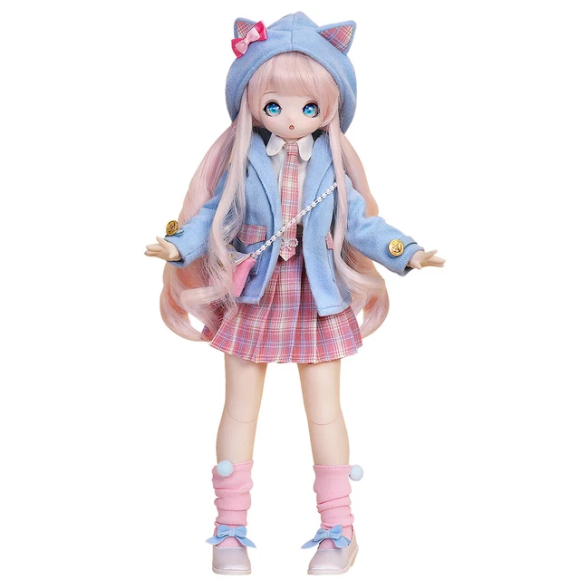 1/4 BJD Doll 16 inch Height Toy with Full Set Clothes Shoes Changeable Eyes Wigs