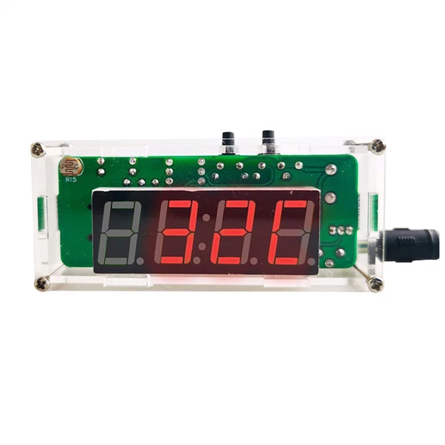 Module D'affichage TM1637 4 Chiffres 7 Segments - Tube Numérique 0,56 Pouce, 5V, Avec Connecteurs, Pour Projets DIY