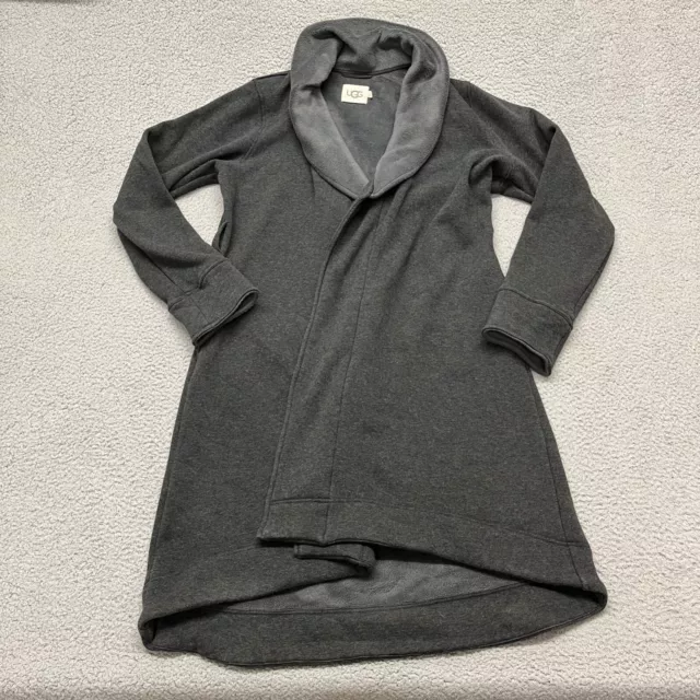 UGG Bath Robe Womens Extra Large Gray Pile Fleece Lined House Coat Womens XL