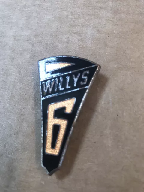 Willys 6 Radiator Grille Emblem Ornament 1931 Very Rare 31