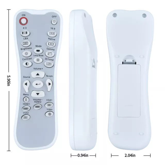 Remote Control For Optoma DLP Projector HD25LV HD25E HD2500 HB5951 HD3300