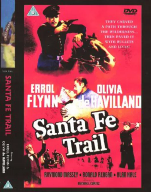 Santa Fe Trail (DVD) Olivia de Havilland David Bruce Raymond Massey Errol Flynn