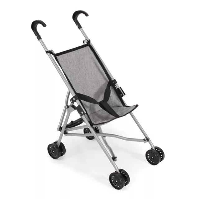 Bayer Chic 2000 Mini-Buggy Puppenwagen Kinderwagen melange grau