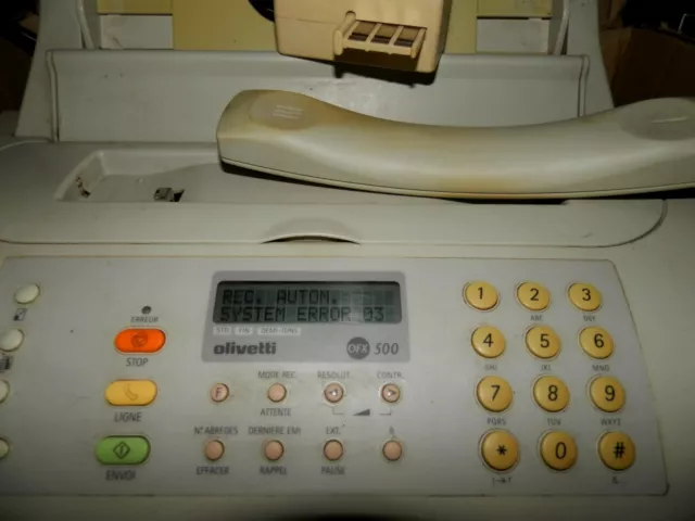 Téléphone Fax Olivetti OFX 500 pour pièces 3