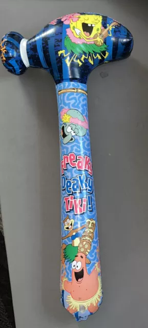 Spongebob Squarepants ~32" Inflatable Hammer - Nickelodeon Freaky Deaky Tiki