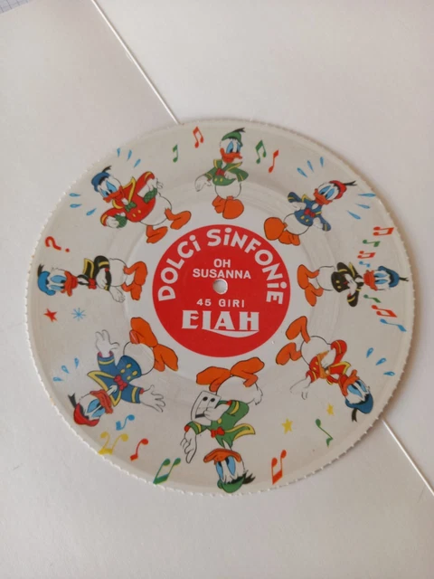 Disco Pubblicitario Elah Paperino Disney  Bambini Gadget