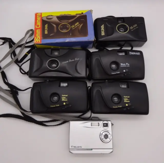 job lot unbranded 35mm cameras & Relisys RDC 3100 digital camera