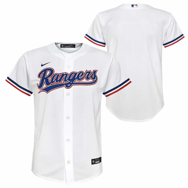 Texas Rangers MLB Jersey (Size 14-16Y) Kid's Nike Home Game Jersey - New