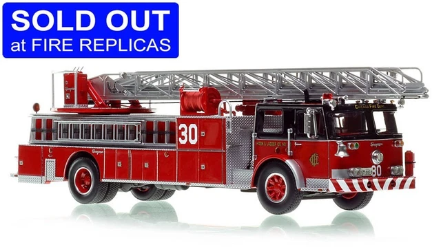 1/50 Fire Replicas Chicago FD 1970 Seagrave 100' Ladder H & L Co. 30 Sold Out