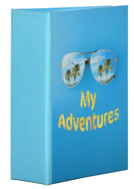 6'' x 4'' Slipin Photo Album Hold 120 Photos Photography Storage - My Adventures