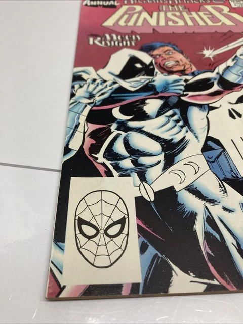 The Punisher Annual #2 Atlantis Attacks Marvel Comics 1989 -Moon Knight! Pics 🔥 2