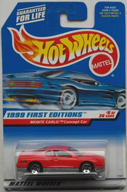 Hot Wheels Chevy Chevrolet Monte Carlo Concept Car rot Neu/OVP HW Mattel US-Card