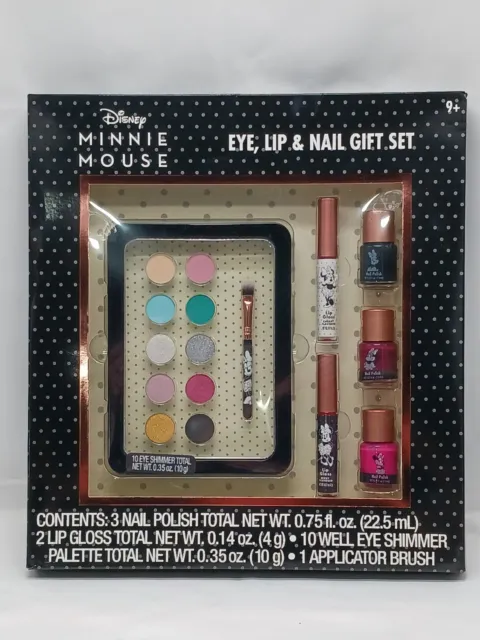 Disney Minnie Mouse Eye, Lip & Nail 7 Piece Gift Set by Centric Beauty