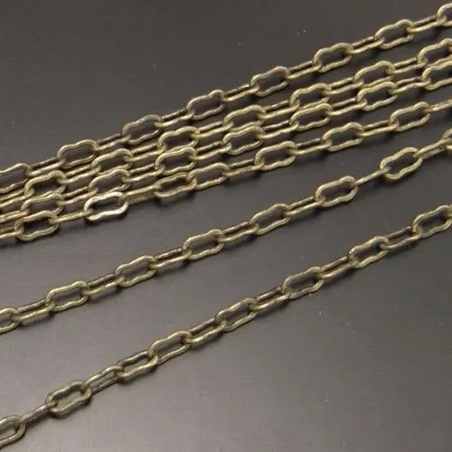 03344 Antiqued Bronze Tone Brass Jewellry Necklace Chain Finding 5M
