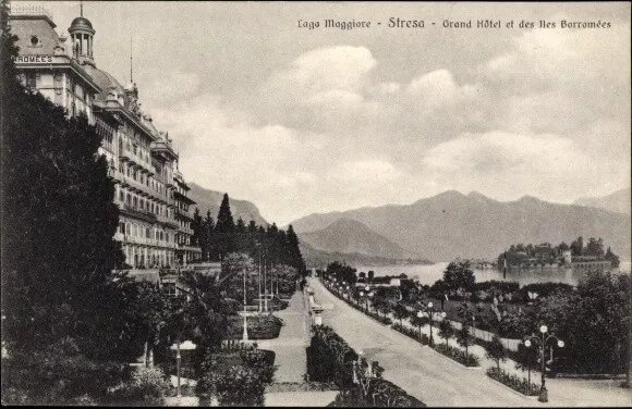 Ak Stresa Piemonte Italien, Grand Hotel et des Iles Borromees - 3788380