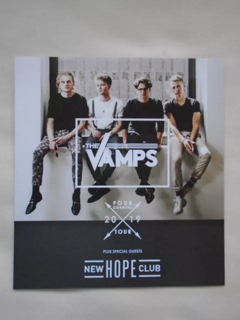 PicClick　THE　tour　Promotional　Corners　Concert　VAMPS　flyer　£1.99　Four　LIVE　in　tour　2019　UK　UK