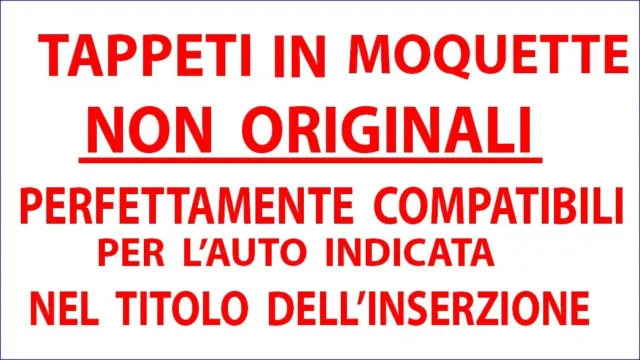 Tappetino Post. Specifico COMPATIBILE per FIAT 500L dal 2012 in poi Tappeti auto 2