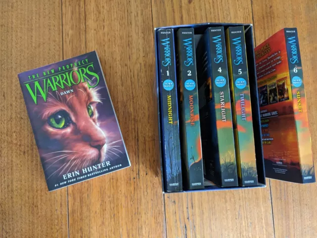 Lot 8 Cat Warriors Books Erin Hunter New Prophecy ++