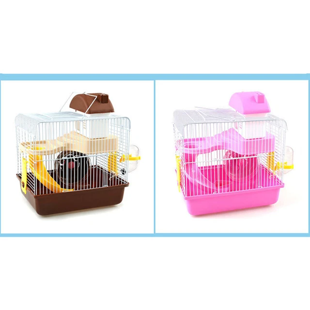 Villa Cage Small Pets Plastic Hamster Cage No Bars Small Animals 2