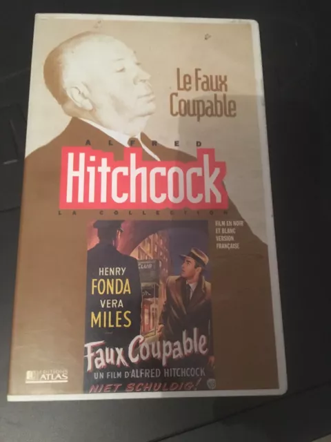 Cassette Vhs Hitchcock Le Faux Coupable Man Henry Fonda Film Video K7