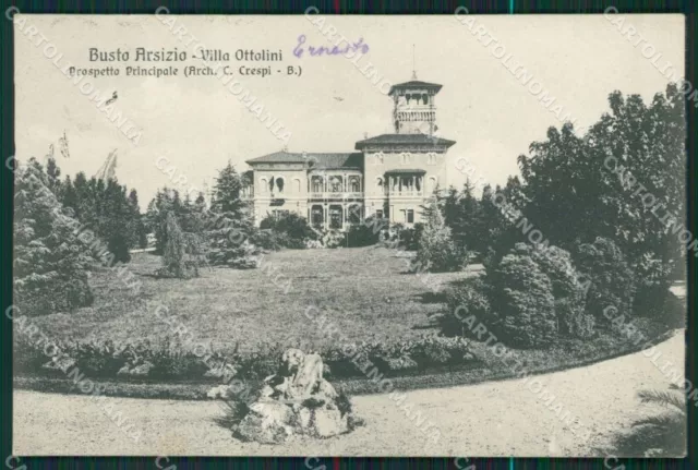 Varese Busto Arsizio RIFILATA cartolina ZKM9838