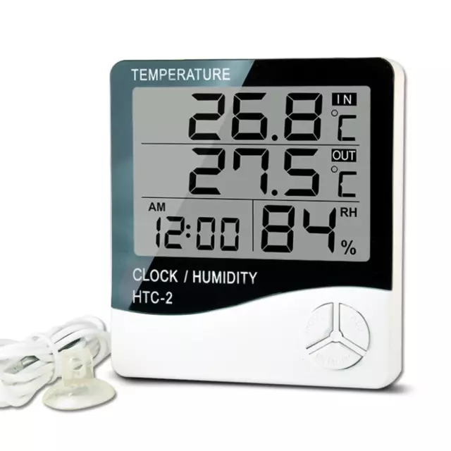 fr Hygrometer Electronic Temperature Humidity Meter Gauge Home Indoor Outdoor Cl