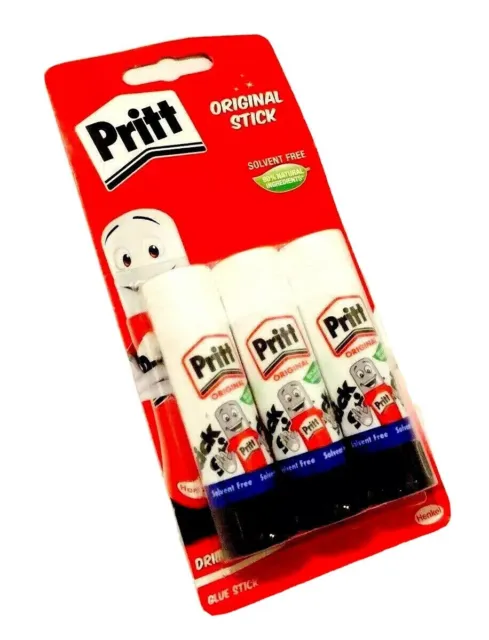 Pritt Glue Stick 11g (Small), 22g (Medium), 43g (Large), Non Toxic