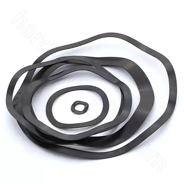 Wave Washers Spring Washer Black M3 M4 M5 M6 M8 M10 M12 M14 M16 M19 M21-M118