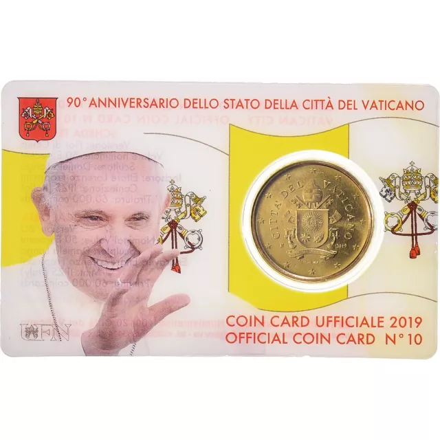 [#1147154] Cité du Vatican, 50 Euro Cent, 2019, Rome, Coin card n°10.FDC, FDC, L