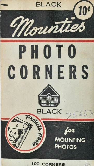 "Paquete De Esquinas De Fotos Antiguas Negras ""Mounties"" De Colección 100 De Lote Antiguo De Lote Antiguo