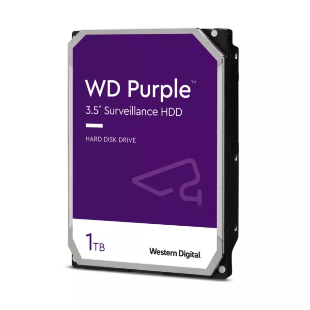 WD Purple 1TB 3.5" Surveillance Hard Drive 5400RPM