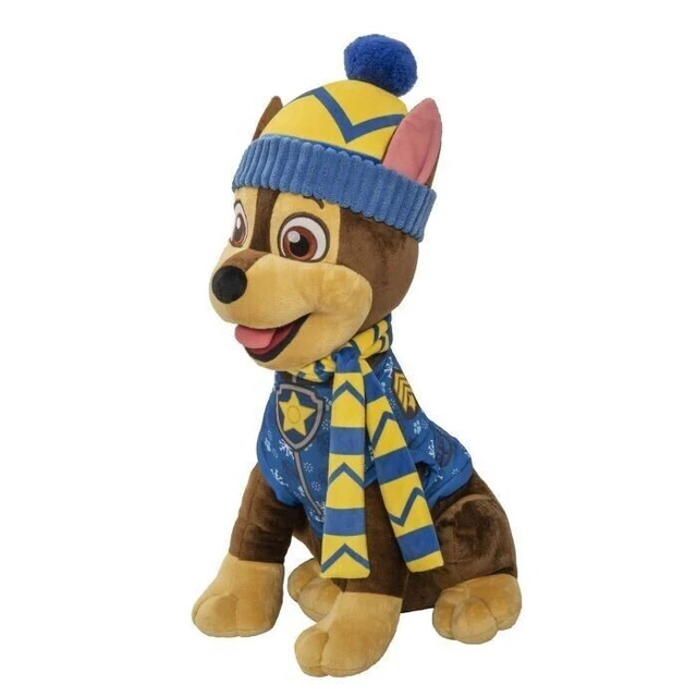 PAW PATROL GIANT Chase Plush Soft Toy 55cm Nickelodeon Spin Master £28.