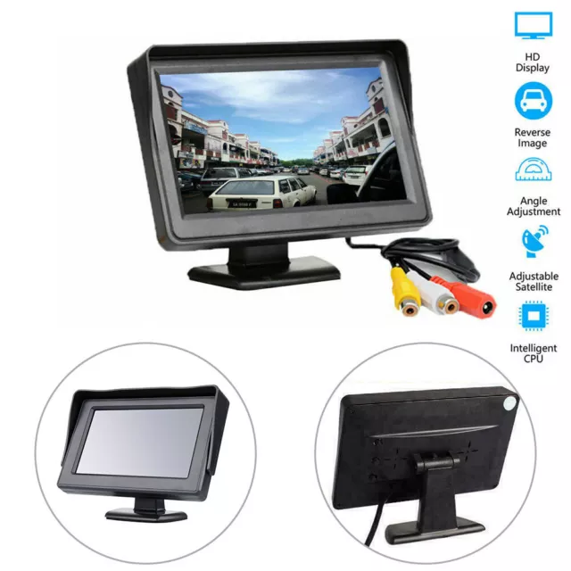 4,3-Zoll Digital Farb TFT-LCD Display Auto Monitor Bildschirm für Rückfahrkamera