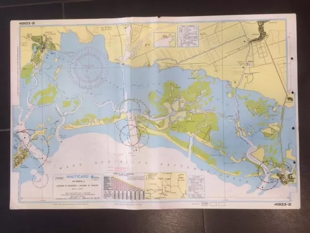 Carta Nautica Nauticard 4903 Nord / 4903 Sud Laguna Di Marano / Laguna Di Grado