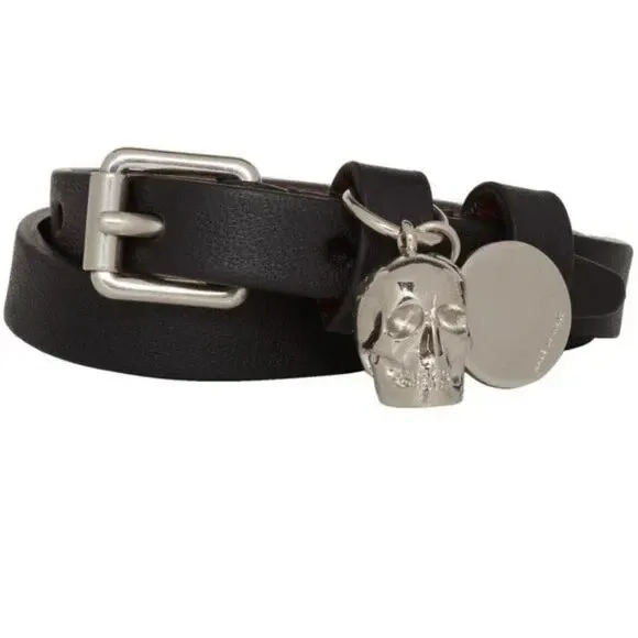 NEW Alexander McQueen Skull Double-wrap Bracelet