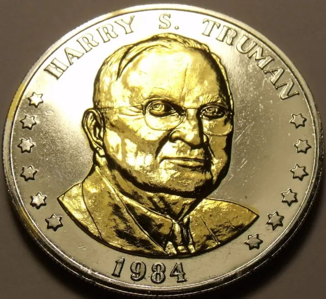 Historic Mint Double Eagle Harry S. Truman Commemorative Medallion~Free Ship