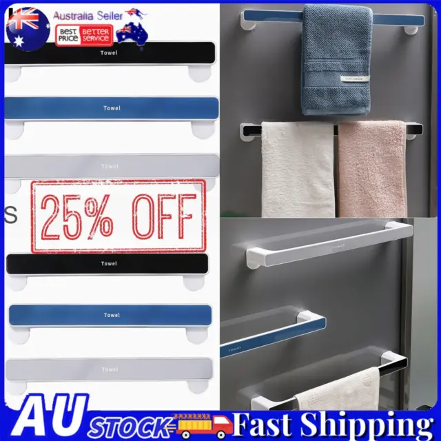 Space-saving Wall Mounted Towel Rack for Bathroom - Convenient and Stylish Hooks